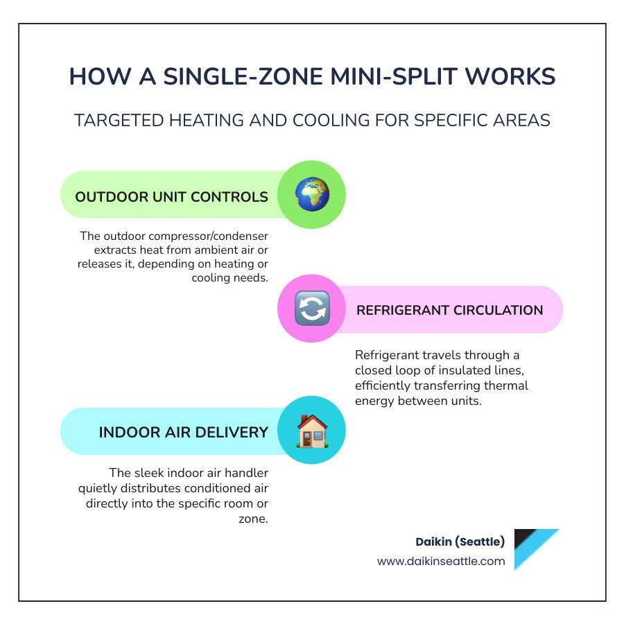 how single zone mini split works - licensed single zone mini split contractor in bellevue wa infographic infographic-line-3-steps-colors how single zone mini split works - licensed single zone mini split contractor in bellevue wa infographic infographic-line-3-steps-colors