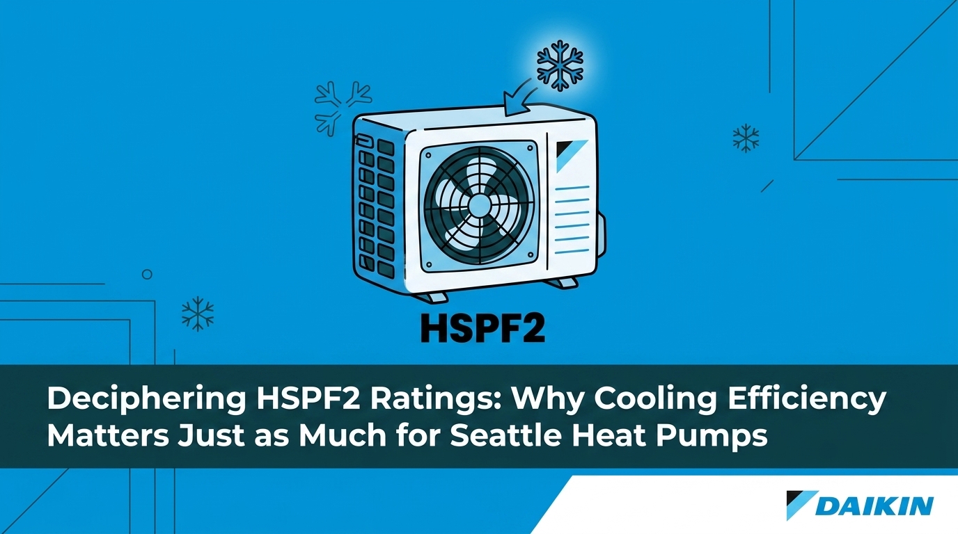 Deciphering HSPF2 Ratings: Why Cooling Efficiency Matters Just as Much for Seattle Heat Pumps — featured image