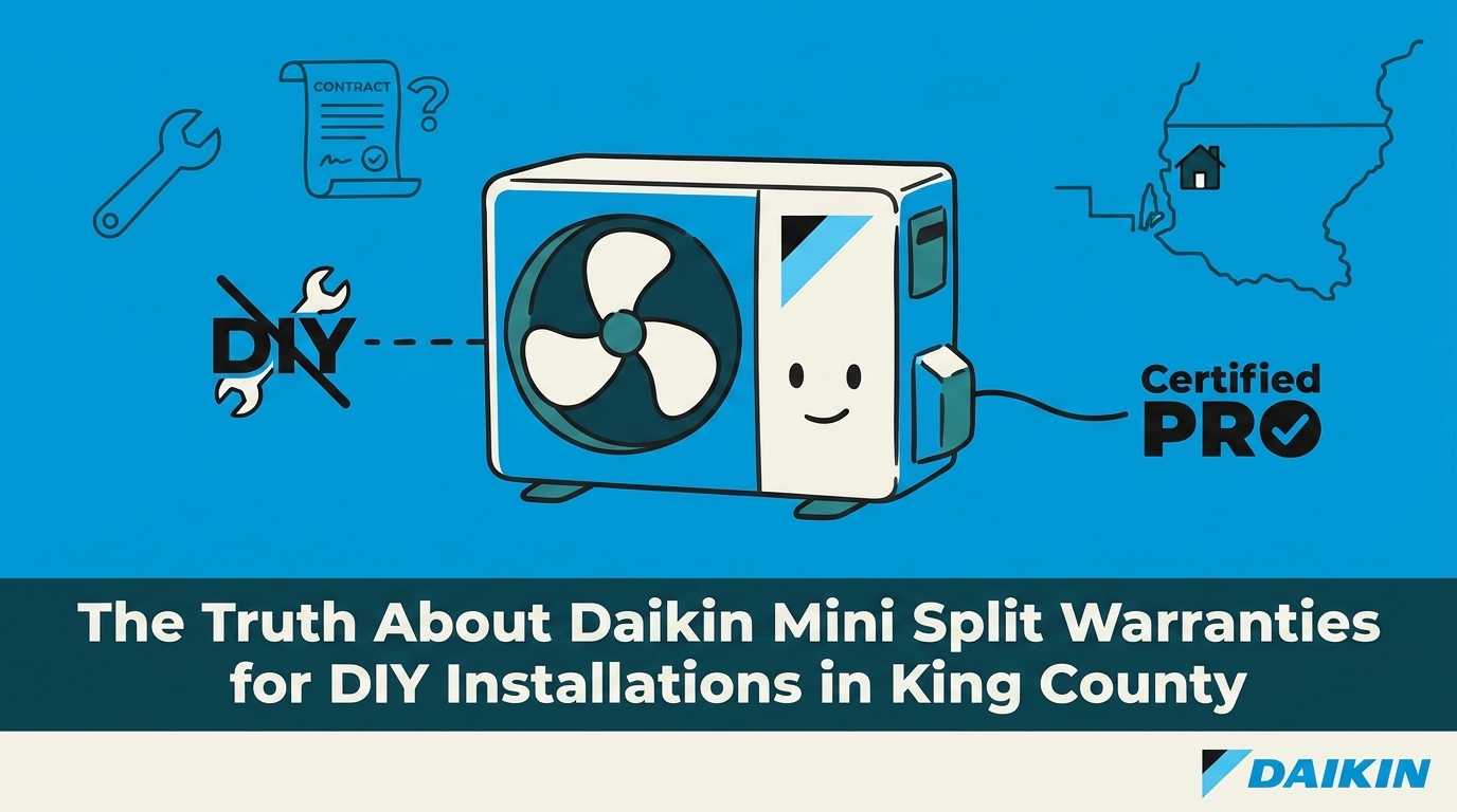 The Truth About Daikin Mini Split Warranties for DIY Installations in King County — featured image