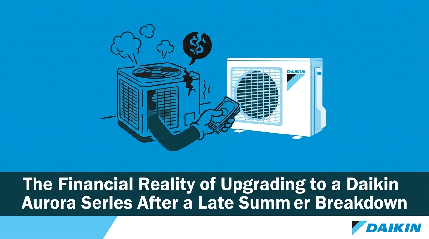 The Financial Reality of Upgrading to a Daikin Aurora Series After a Late Summer Breakdown — featured image
