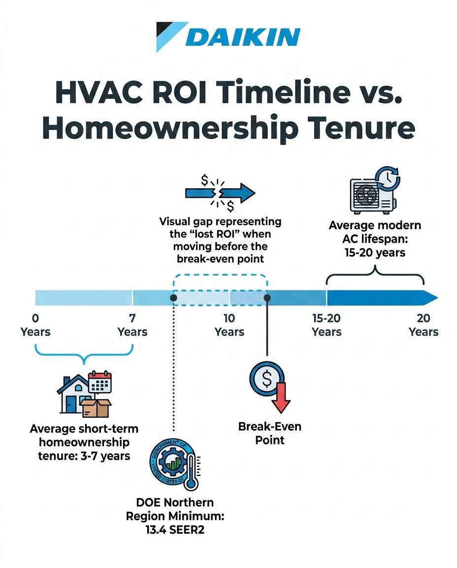 HVAC ROI Timeline vs. Homeownership Tenure