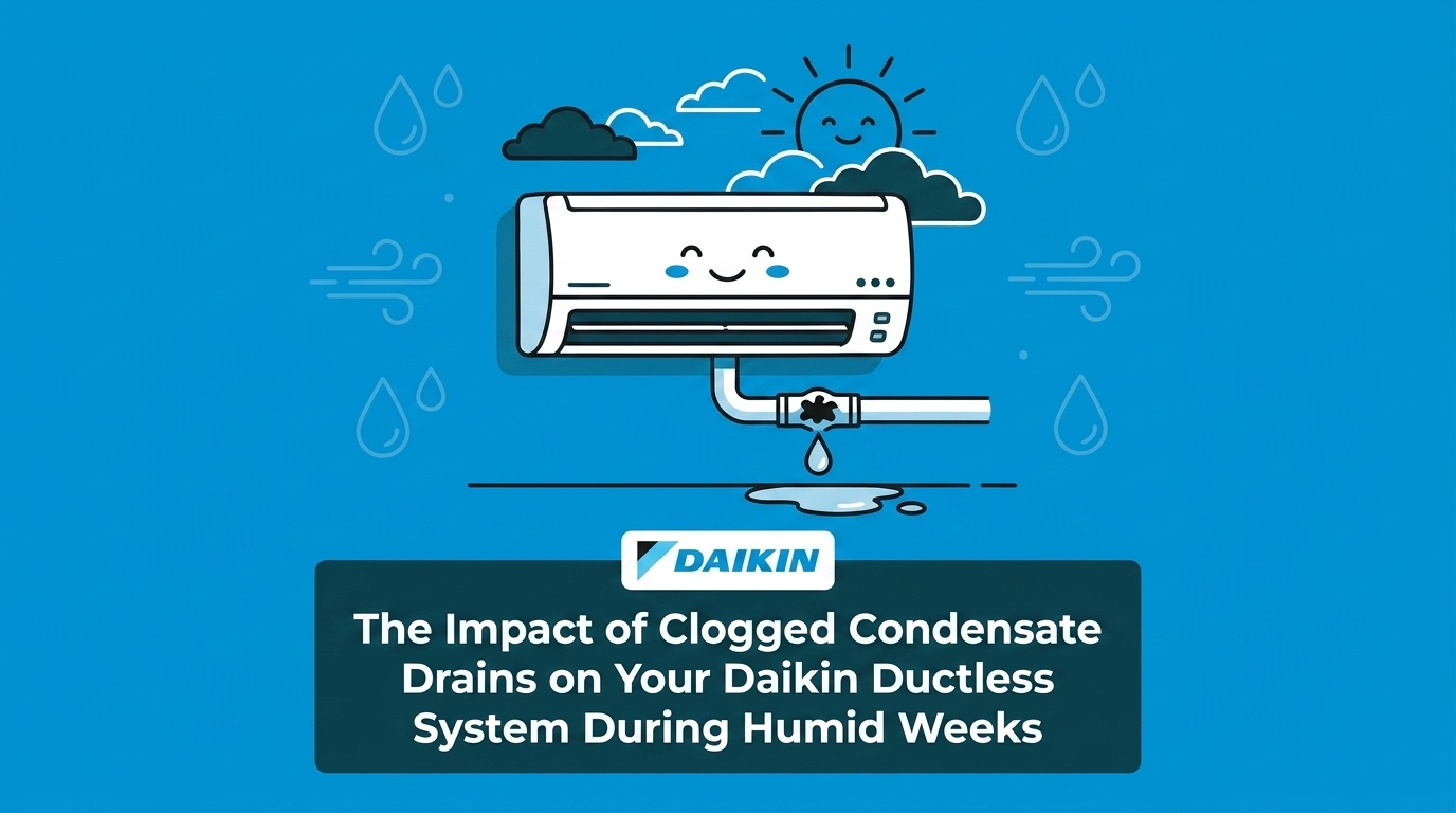The Impact of Clogged Condensate Drains on Your Daikin Ductless System During Humid Weeks — featured image