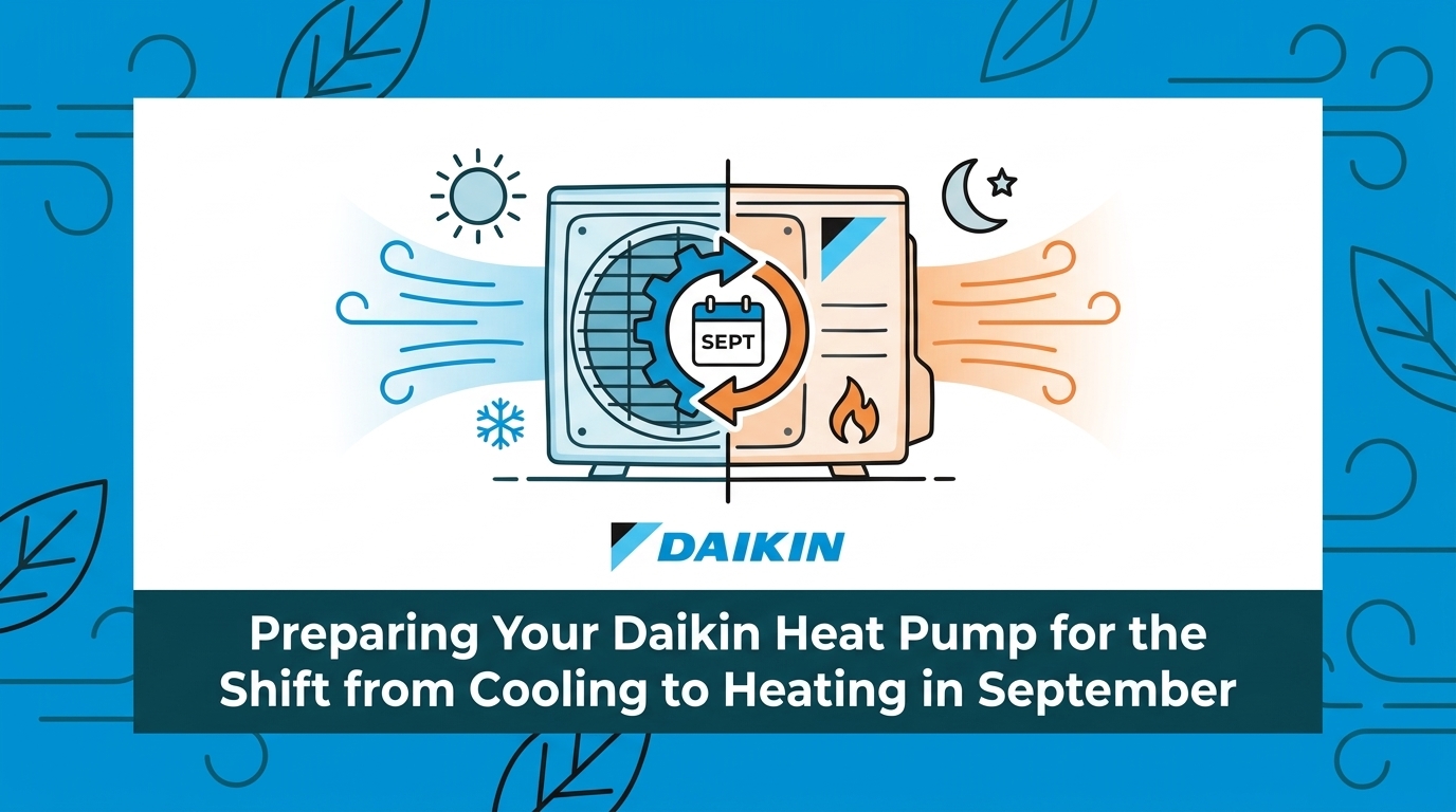 Preparing Your Daikin Heat Pump for the Shift from Cooling to Heating in September — featured image
