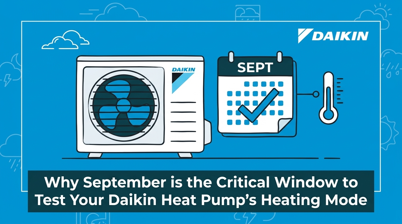 Why September is the Critical Window to Test Your Daikin Heat Pump's Heating Mode — featured image