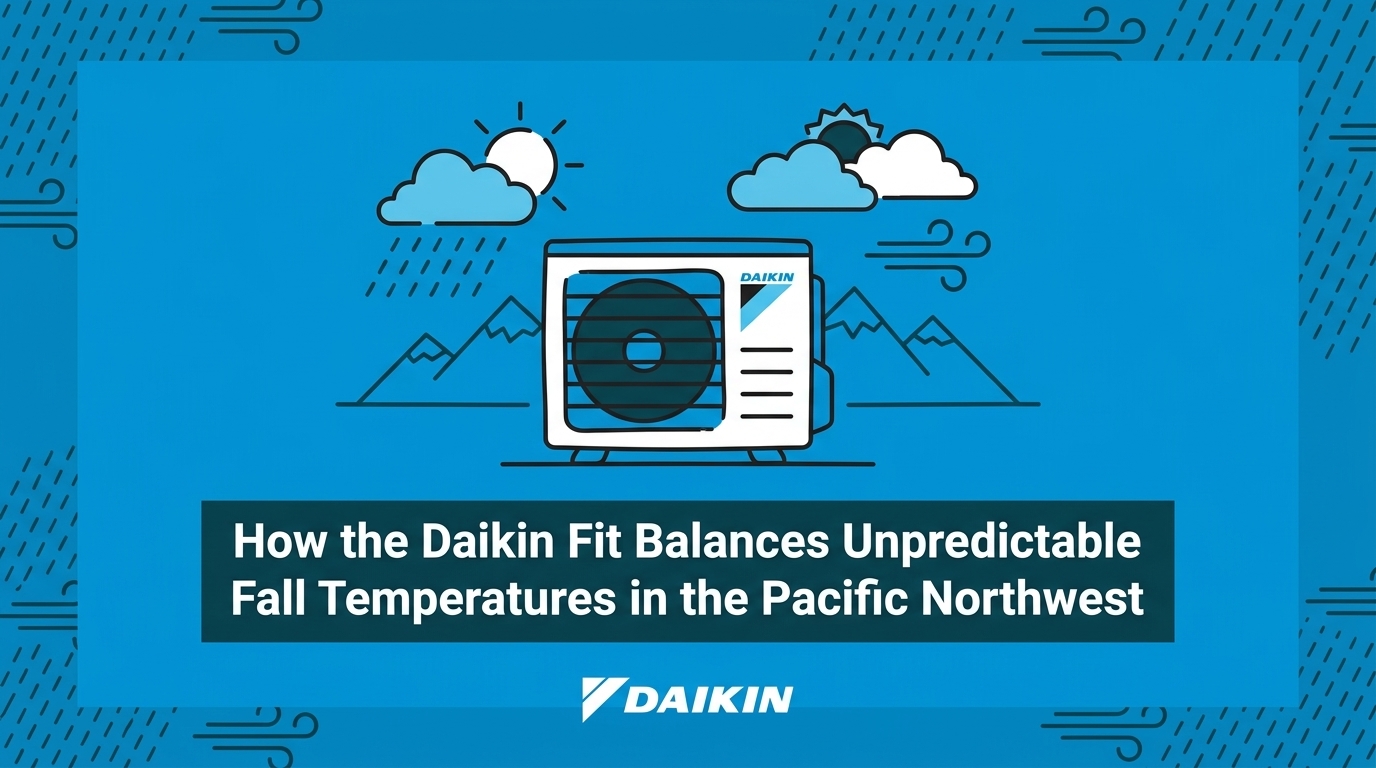 How the Daikin Fit Balances Unpredictable Fall Temperatures in the Pacific Northwest — featured image