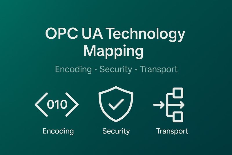 OPC UA Technology Mapping: Data Encoding, Security, and Transport ...