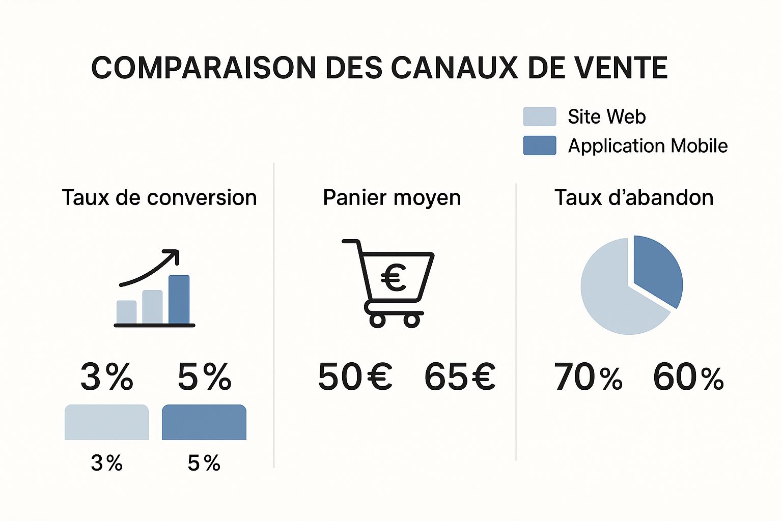 Infographic about analyse ecommerce