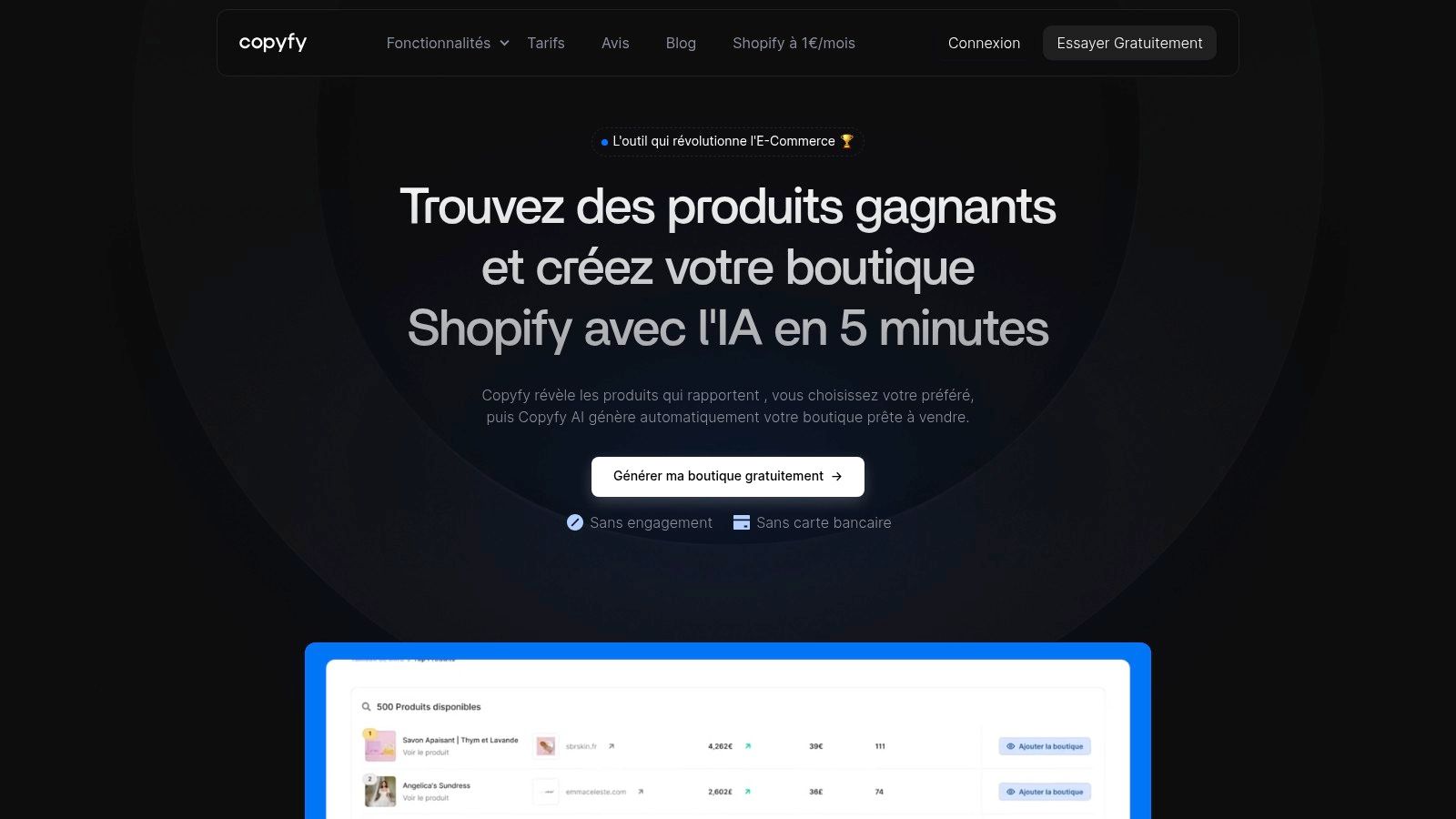 Copyfy : L'écosystème tout-en-un pour dominer le dropshipping