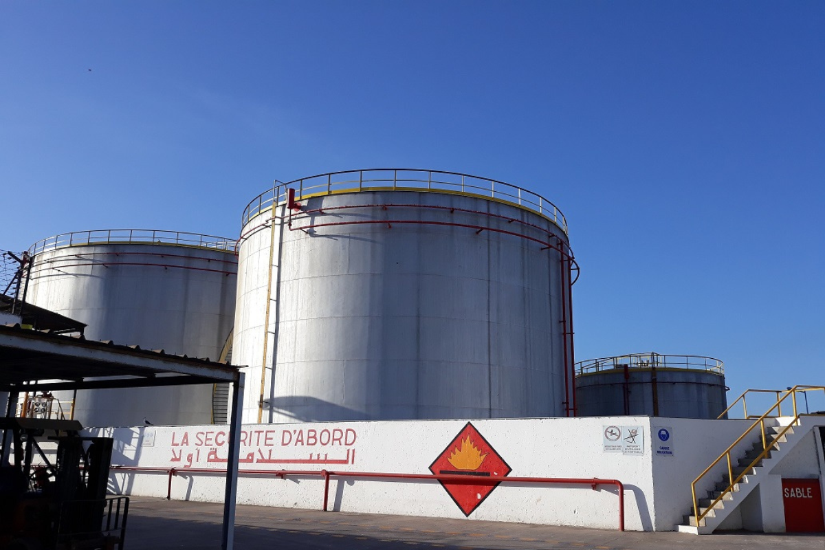 Une cuve de stockage Petro Sud