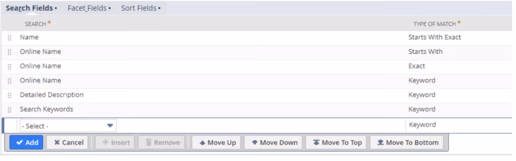 SuiteCommerce NetSuite item search