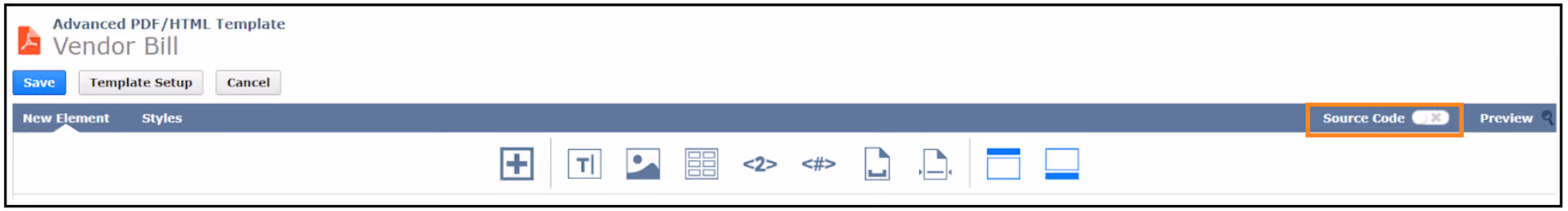 netsuite advanced pdf template
