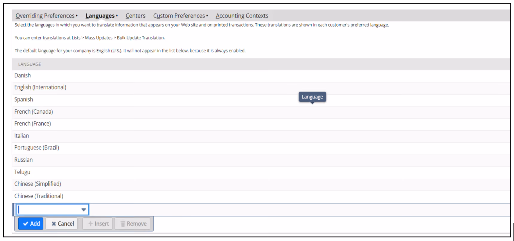 suitecommerce multi language