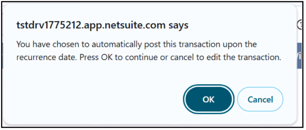 netsuite memorized transactions