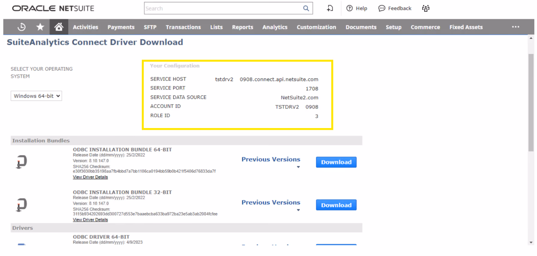 NetSuite Boomi database query