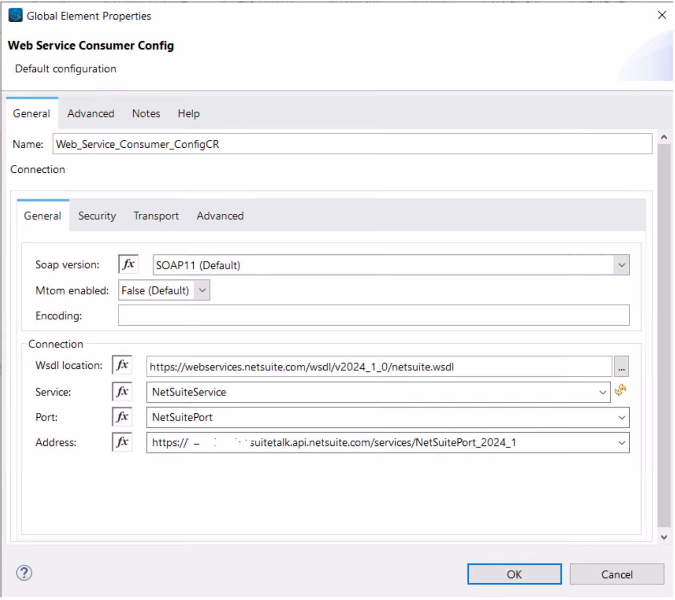 MuleSoft Web Service Consumer