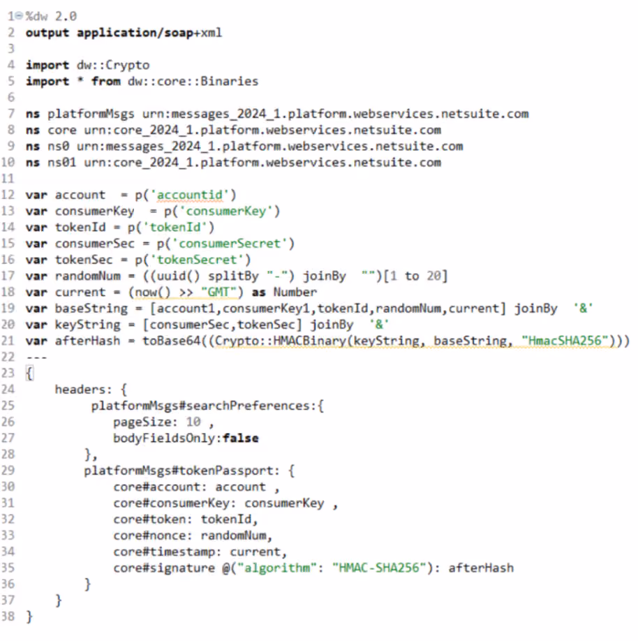 MuleSoft Web Service Consumer
