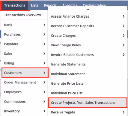 NetSuite Project Management