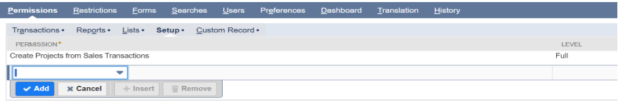 NetSuite Project Management