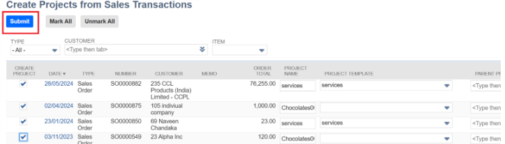 NetSuite Project Management