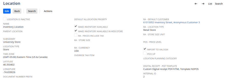 NetSuite SuiteCommerce Pickup in Store