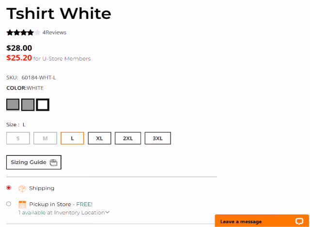 NetSuite SuiteCommerce Pickup in Store