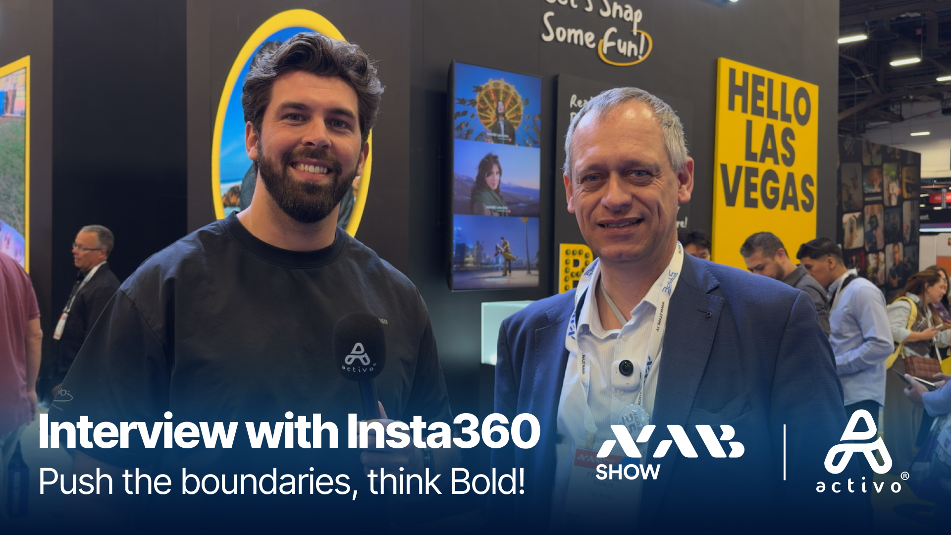 Insta360: Push the boundaries, think Bold | Activo® at NAB Show 2026