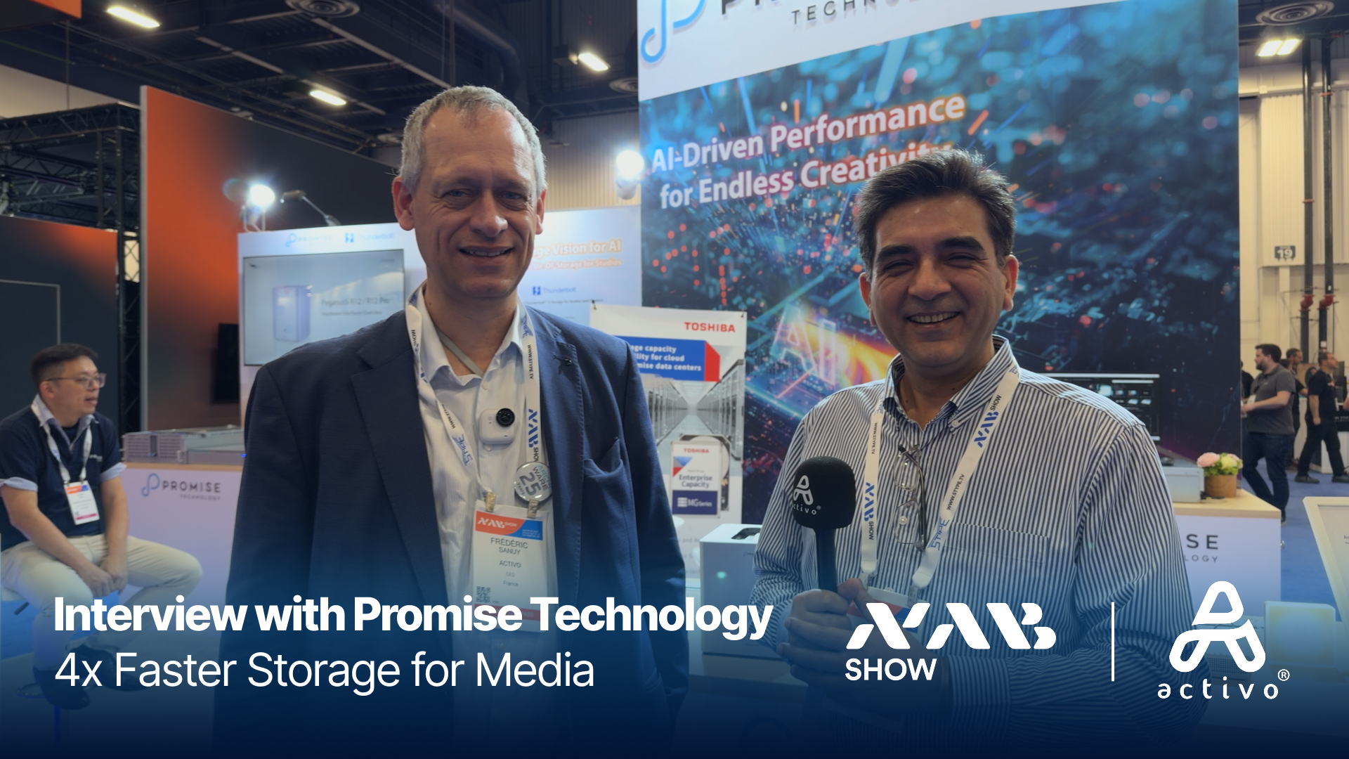 Promise Technology: 4x Faster Storage for Media | Activo® at NAB Show 2026