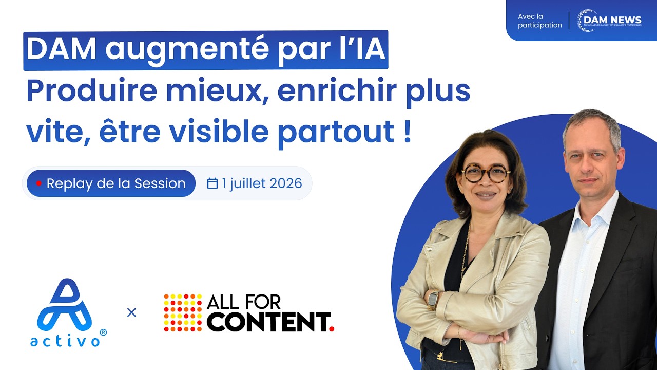 All for Content 2026 | Replay Atelier : DAM augmenté par l’IA