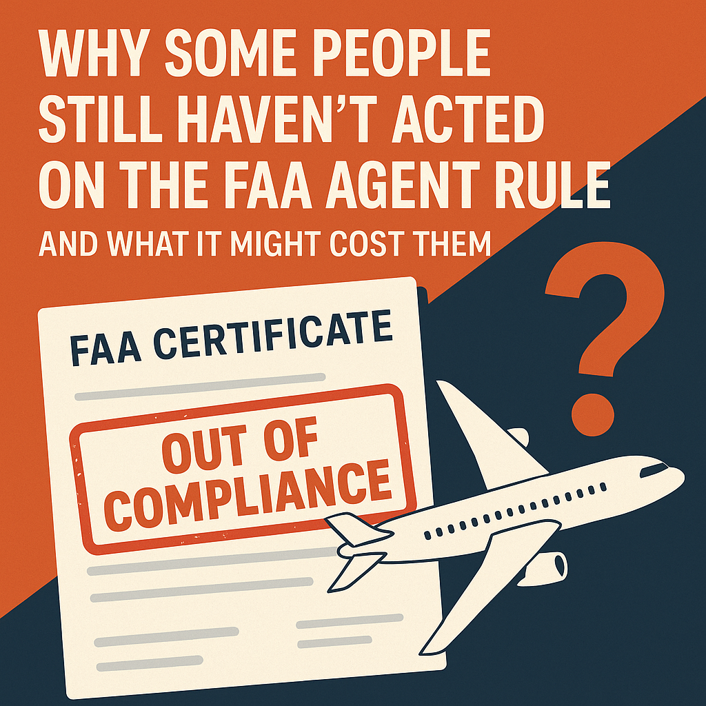 Why Some People Still Haven’t Acted on the FAA Agent Rule (And What It Might Cost Them)