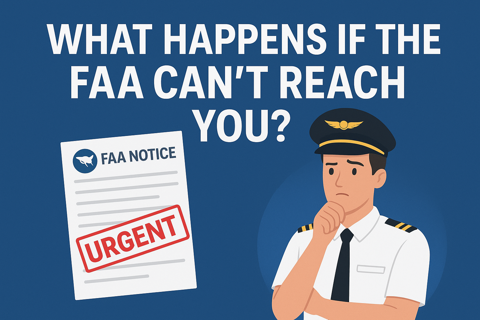 What Happens If the FAA Can’t Reach International Certificate Holders?