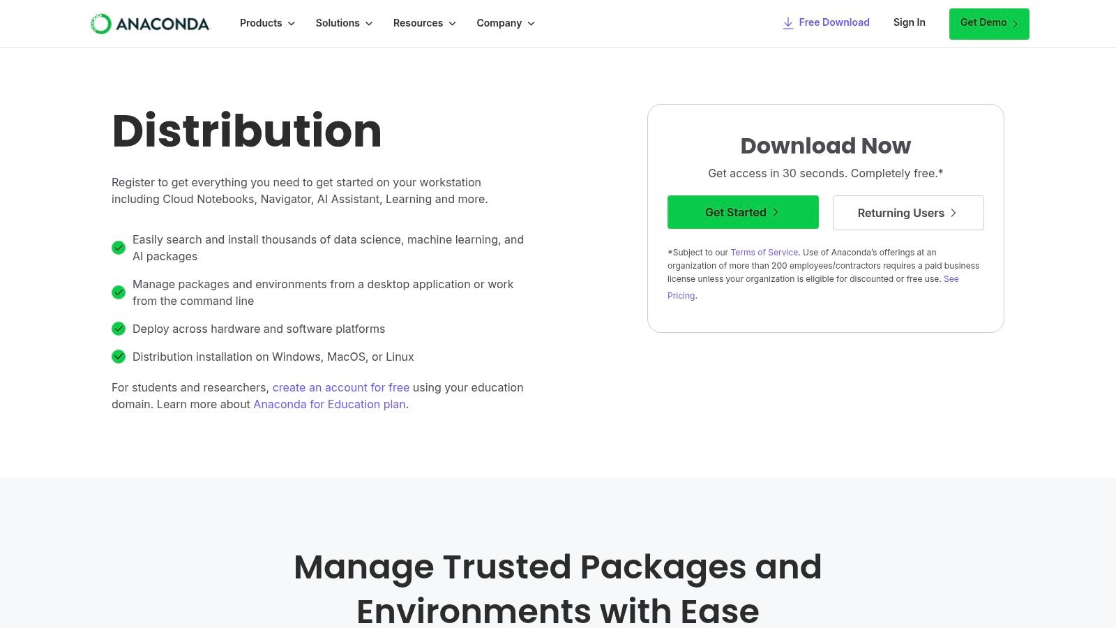 Anaconda Distribution