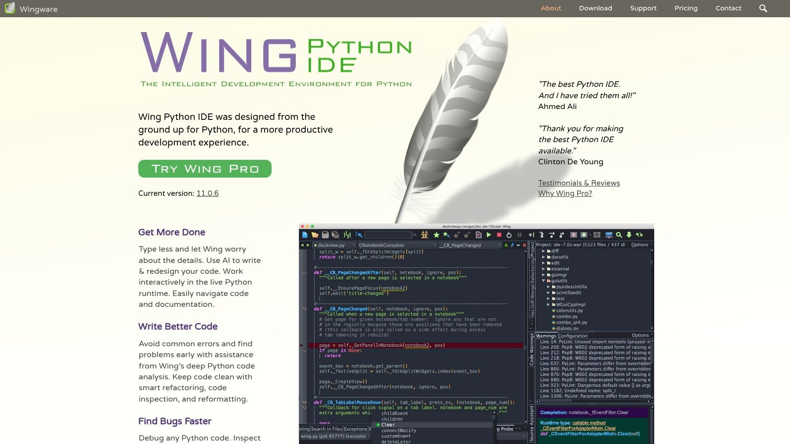 Wing Python IDE