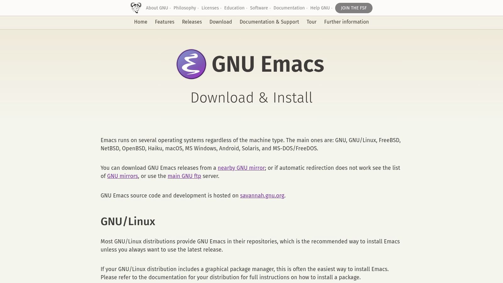 GNU Emacs