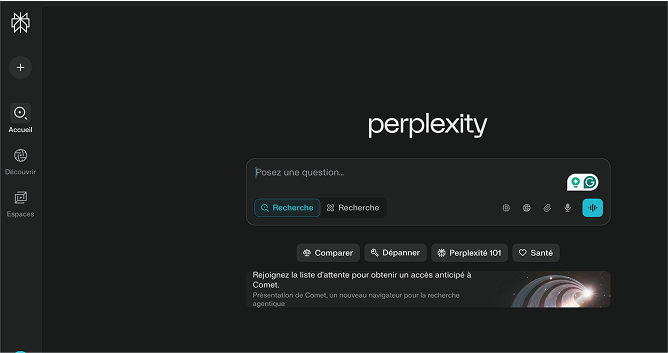 perplexity home