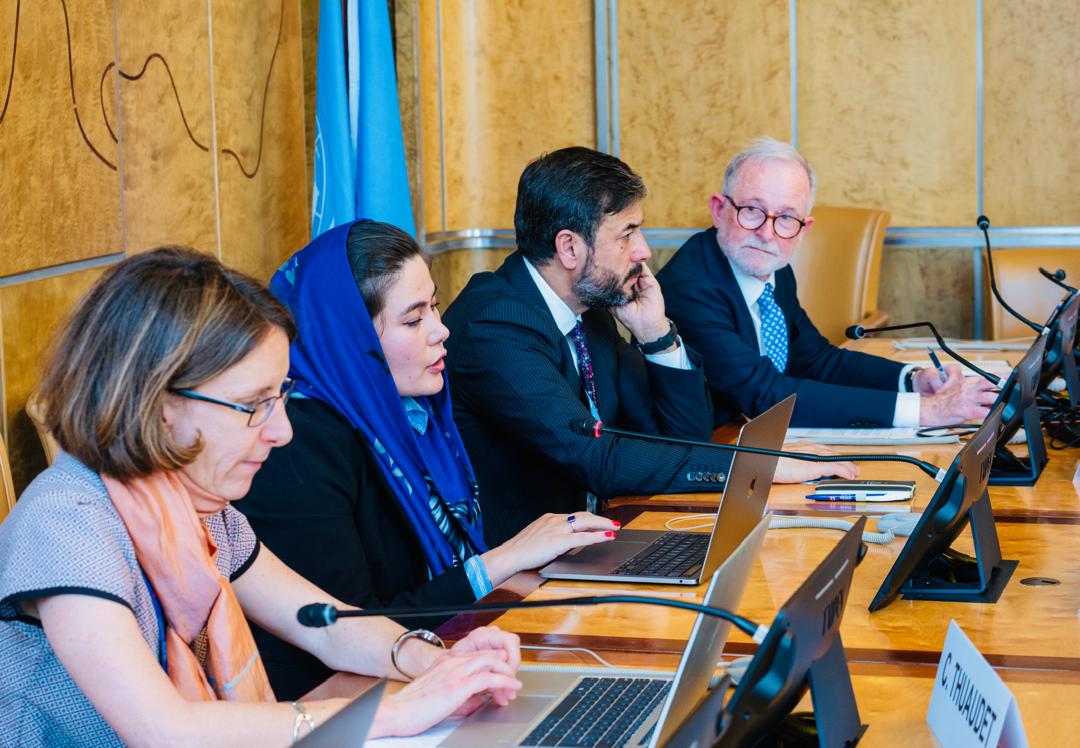 Afghan women and UN stakeholders speak in Geneva on the importance of securing women's rights in a free Afghanistan. 