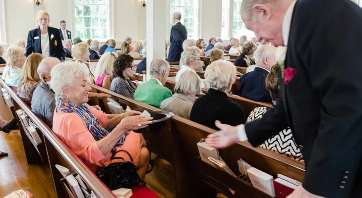 Ushering at The Royal Poinciana Chapel