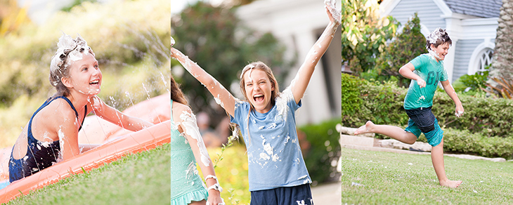 Kids having fun during a church activity