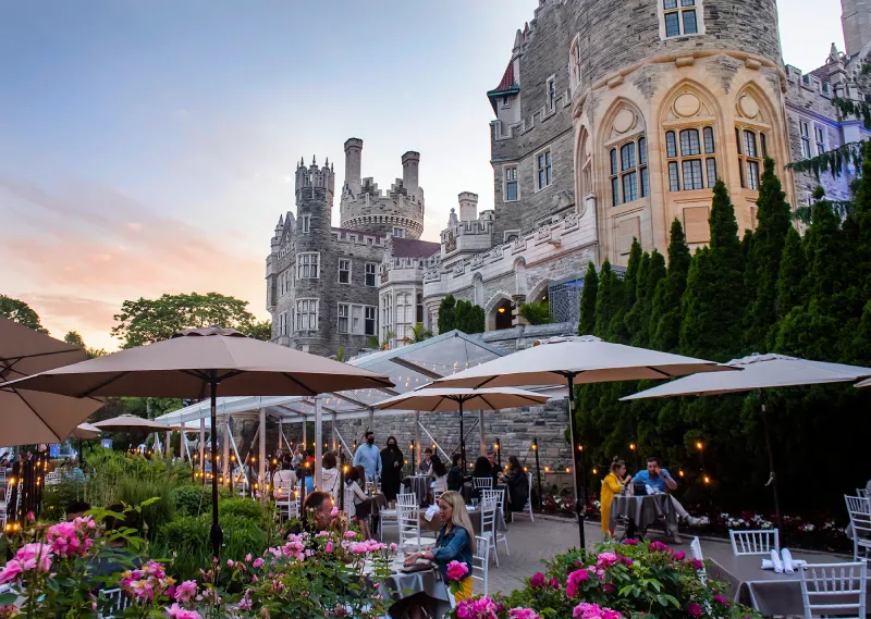 Outdoor Dining In Castle – Casa Loma