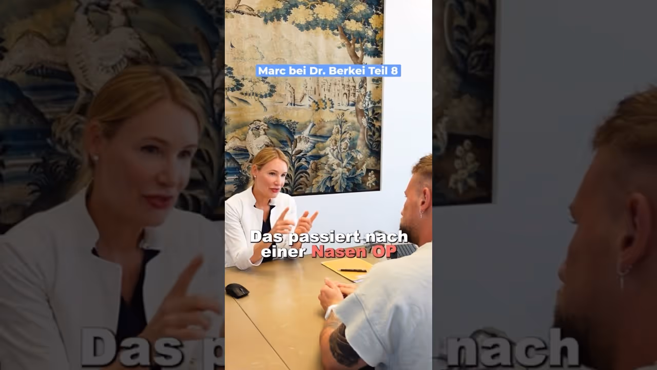 Was passiert nach einer Nasen OP?