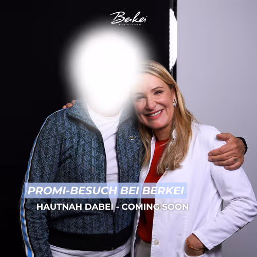 Dr. Berkei mit unbekanntem Promi Besuch, wie sie sich umarmen