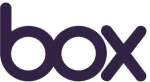 Purple Box logo with rounded letters on white background
