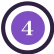 Purple circular icon with the number 4 in white