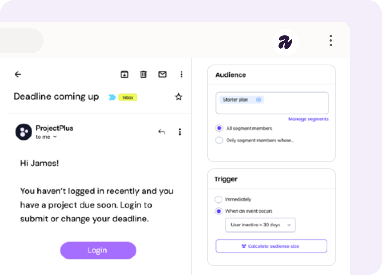 Screenshot of a guide interface titled ‘Creating a Lead in Salesforce: Step-by-Step Guide,’ with options for scrolling and opening the guide, next to text highlighting Tango Capture and Tango Embed features