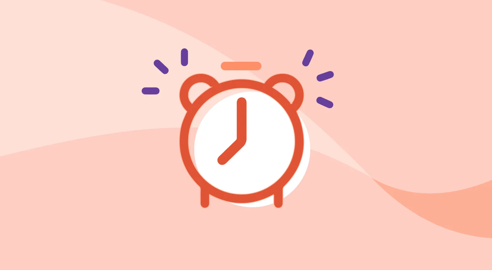 “Illustration of an alarm clock, representing a wake-up call or urgent change.