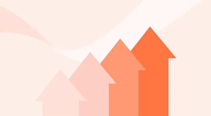 An illustration of a graph going up and to the right from Tango