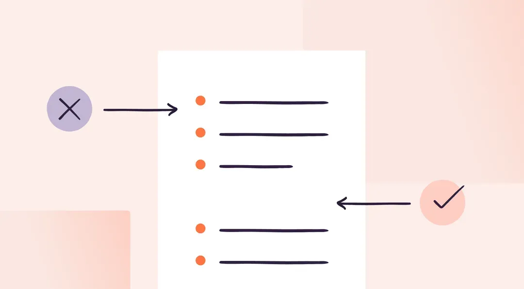 An illustration alluding to training guide likes and dislikes (crowdsourced from the Tango community).