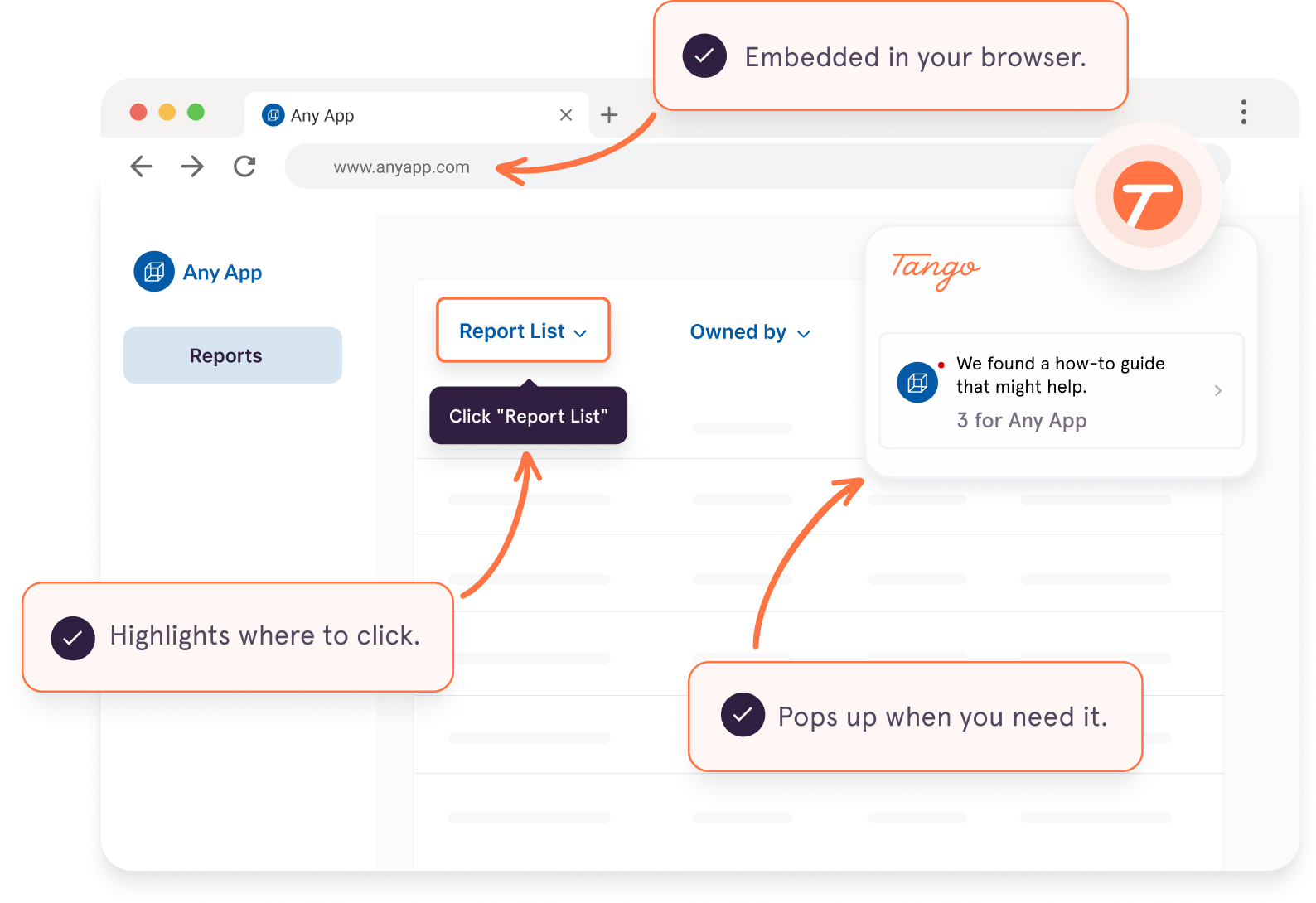 A screenshot of Guidance from Tango, an app to help you create stunning how-to guides in minutes, not hours.