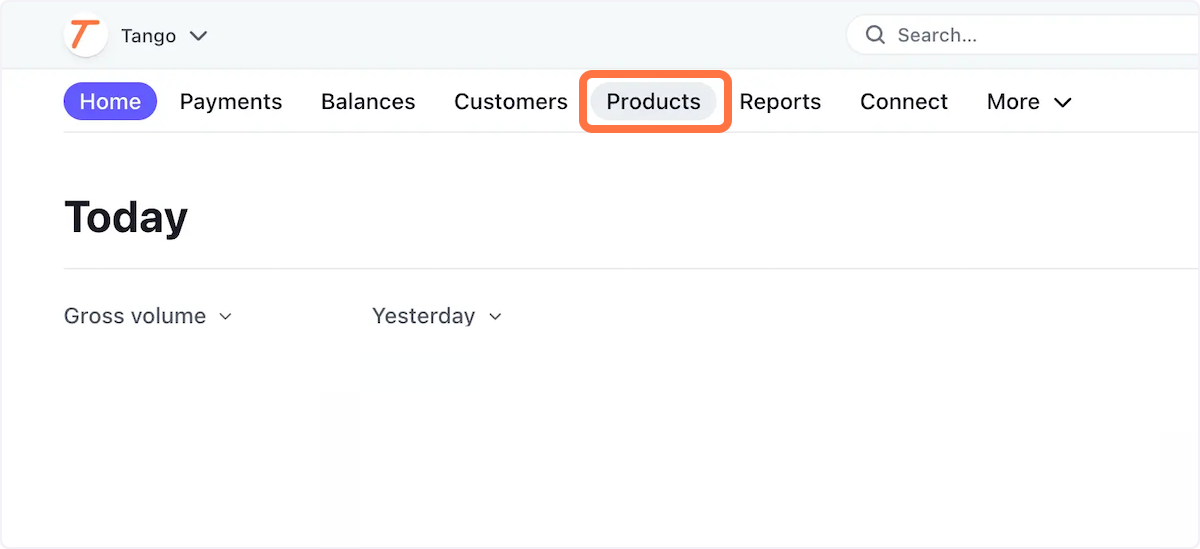 Click on Products