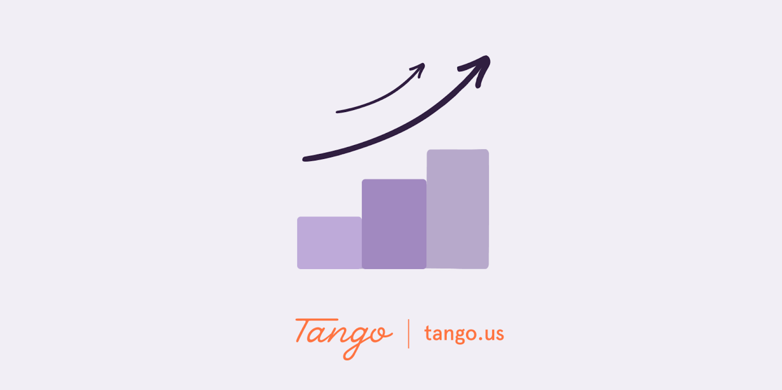 A illustration of a bar chart going up and to the right