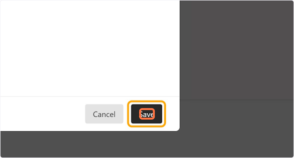 Click on Save